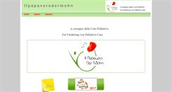 Desktop Screenshot of ilpapaverodermohn.it